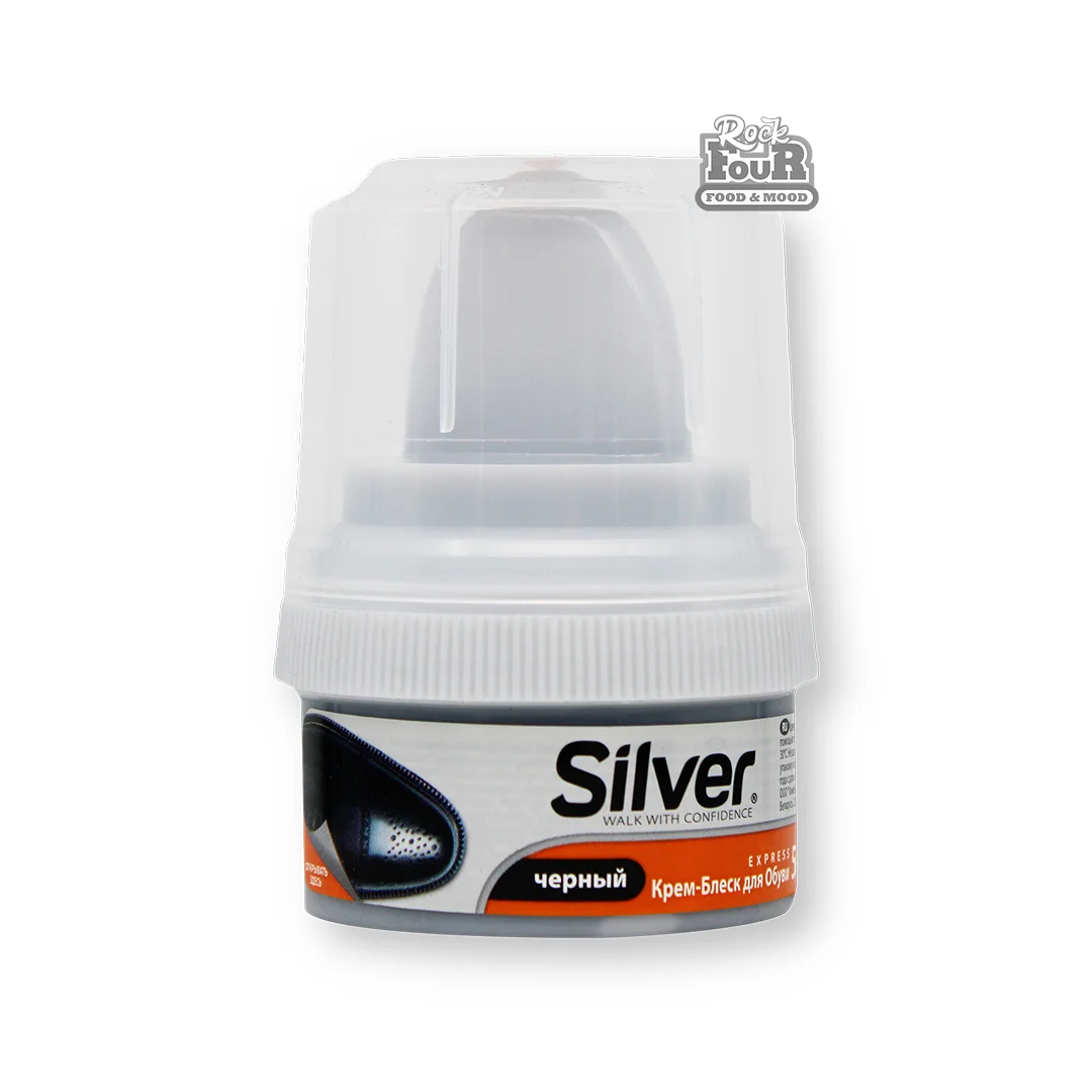 Կրեմ-փայլ կոշիկի «Silver» սև 50մլ